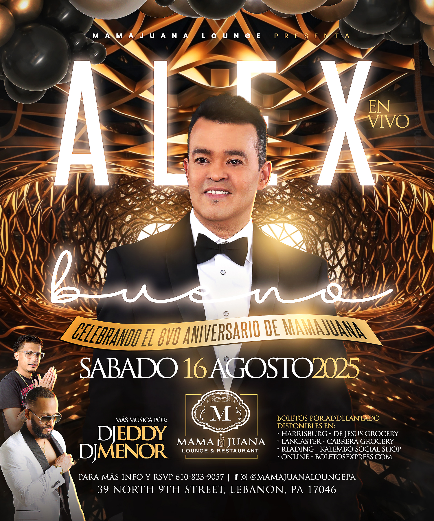 Buy tickets for ALEX BUENO EN VIVO ALEX BUENO EN VIVO