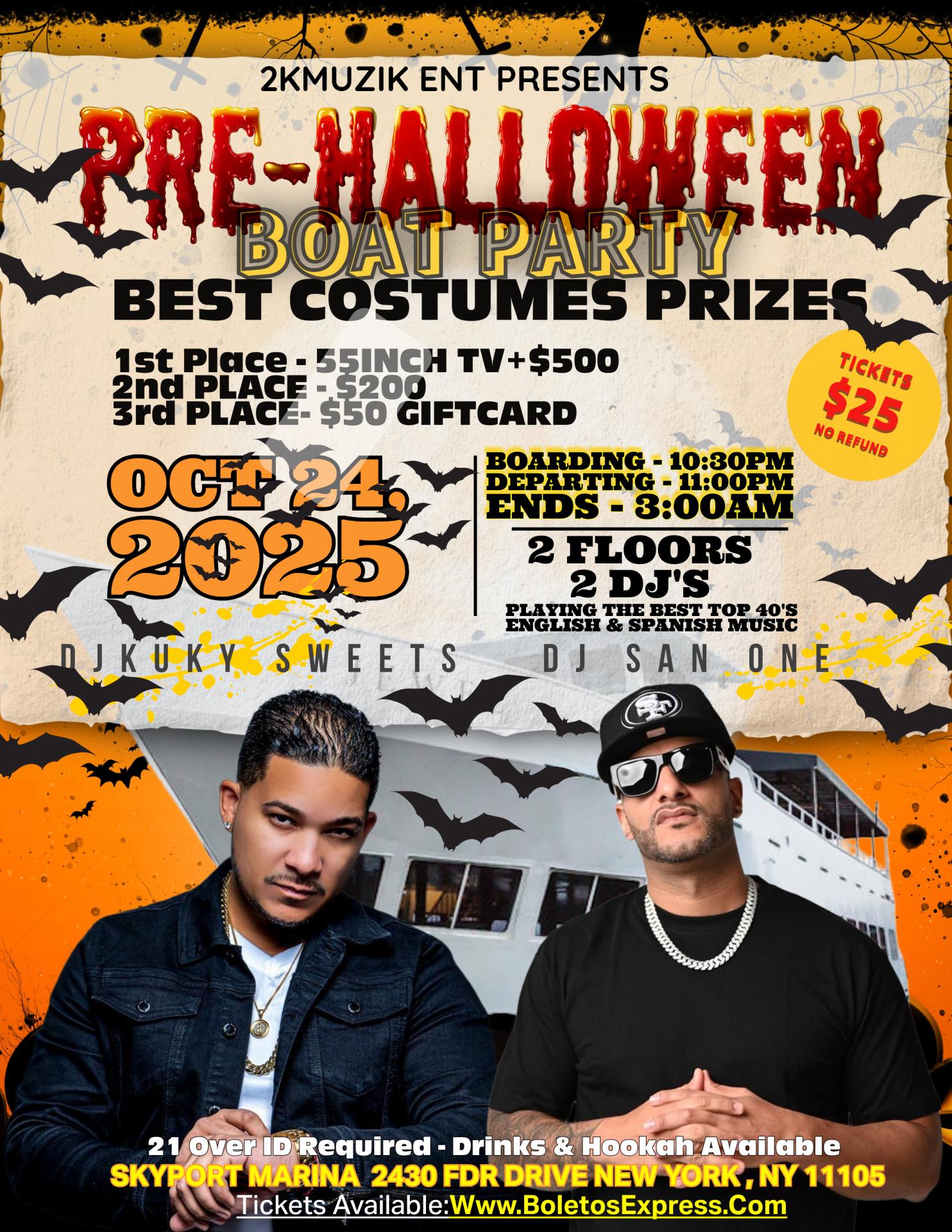 PRE- HALLOWEEN BOAT PARTY